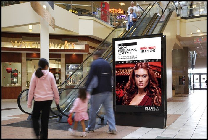 Mall advertising