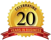 Celebrating 20 Years in Business